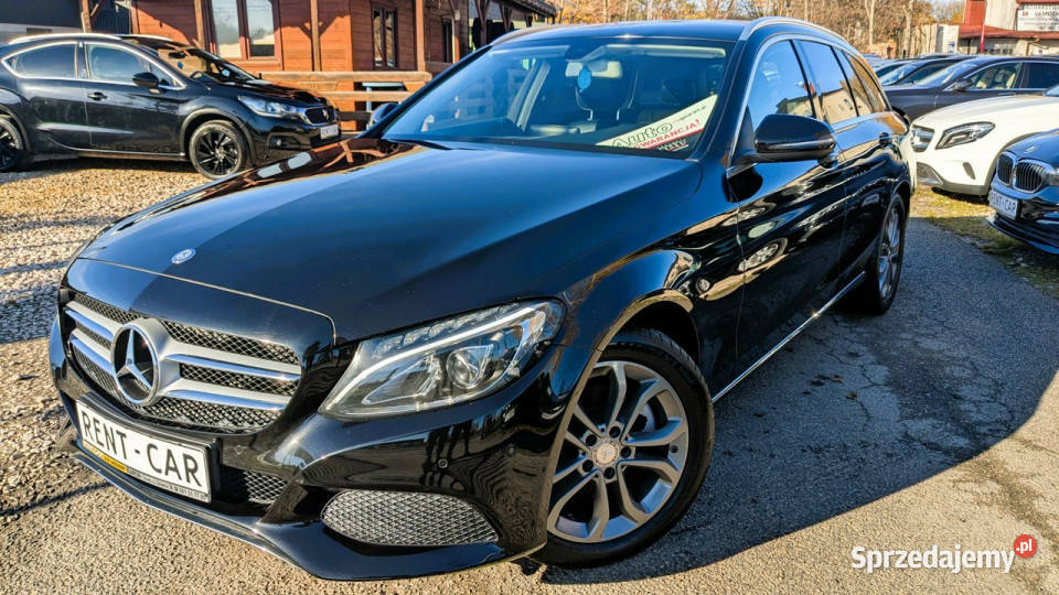 Mercedes C 180 16CDi115OPŁACONY Bezwypadkowy czarny Częstochowa sprzedam
