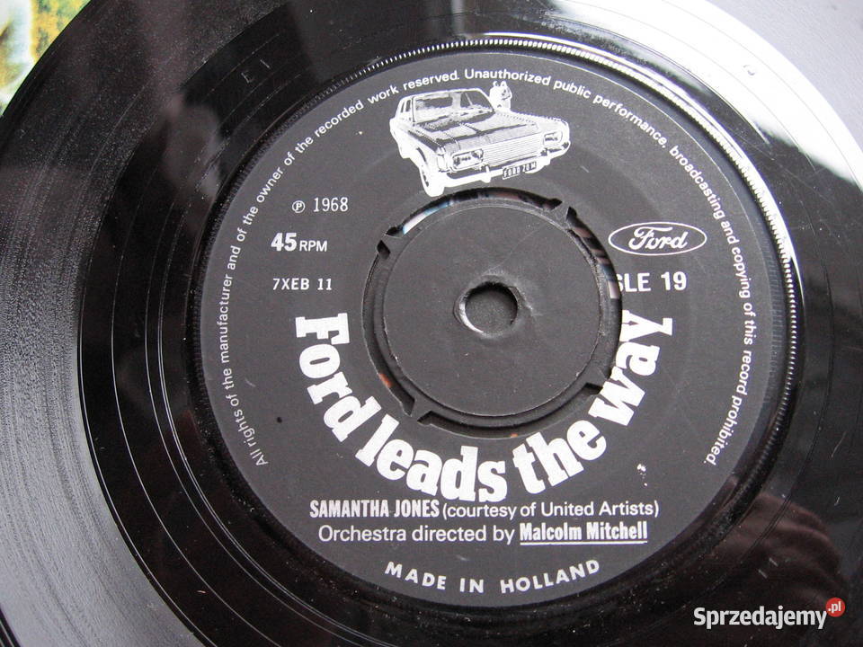 FORD stara płyta analogowa 1968r pamiątka z PRL