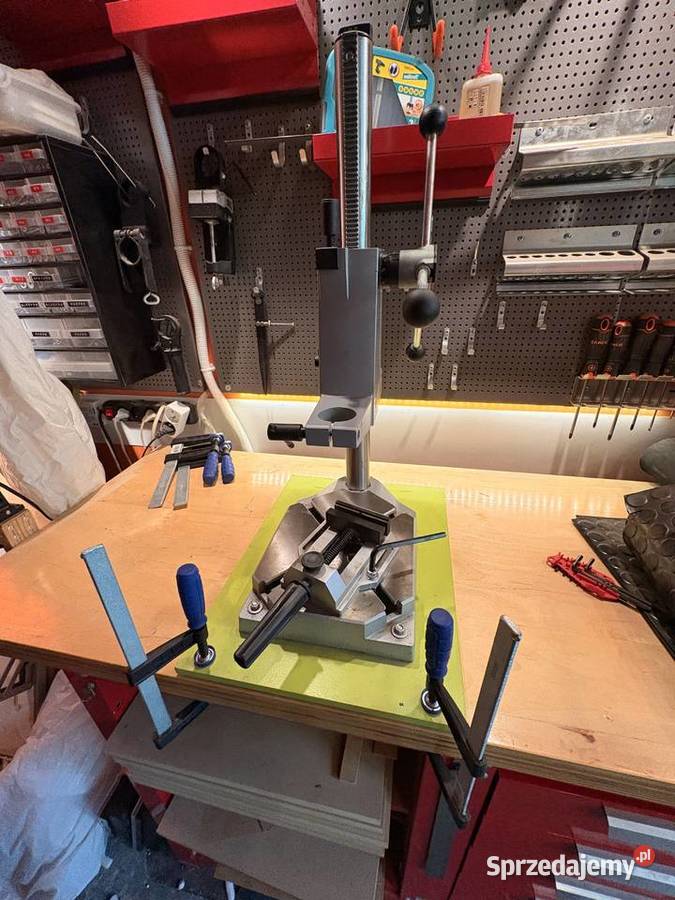 Stojak wiertarski statyw Wolfcraft imadło Osprzęt do elektronarzędzi Warszawa