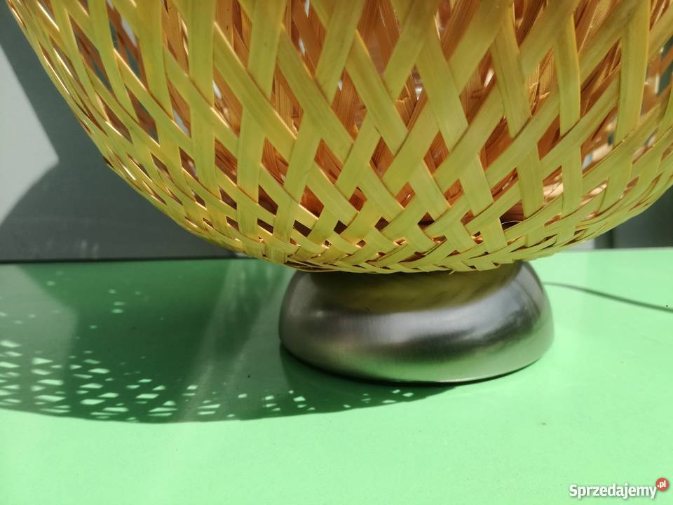 ŚLICZNA lampa wiklinowa Stargard