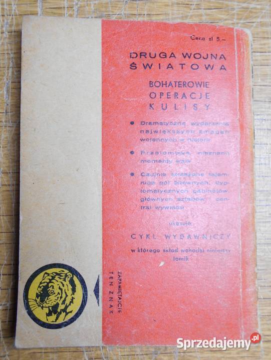 Żółty Tygrys Pierwszy białoczerwony 1966 Proza i poezja Parczew