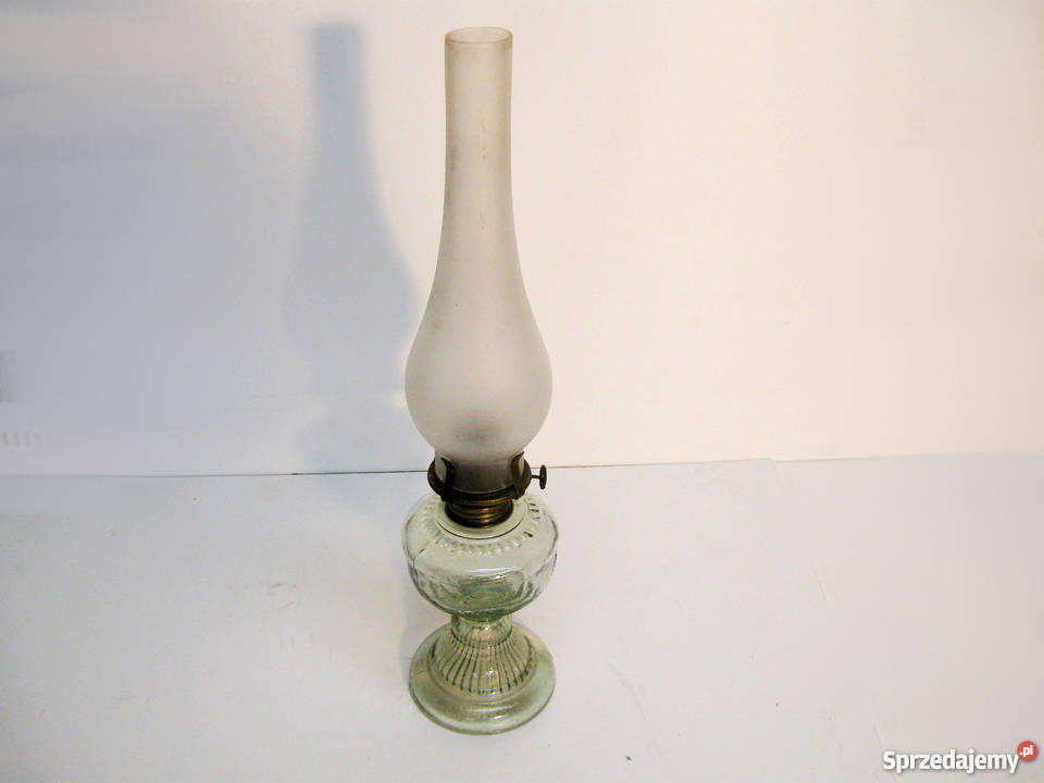 Lampka naftowa ładna szklana Szczecinek sprzedam