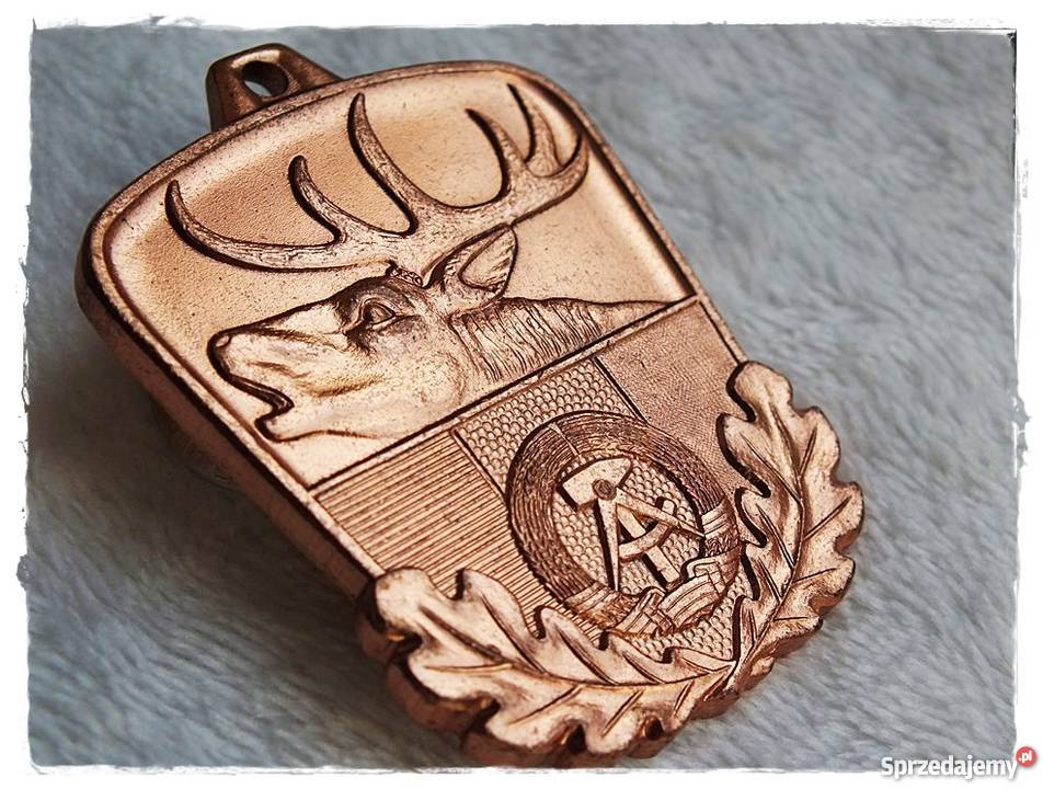 Brązowy medal Koła Łowieckiego Niemcy DDR Żary sprzedam
