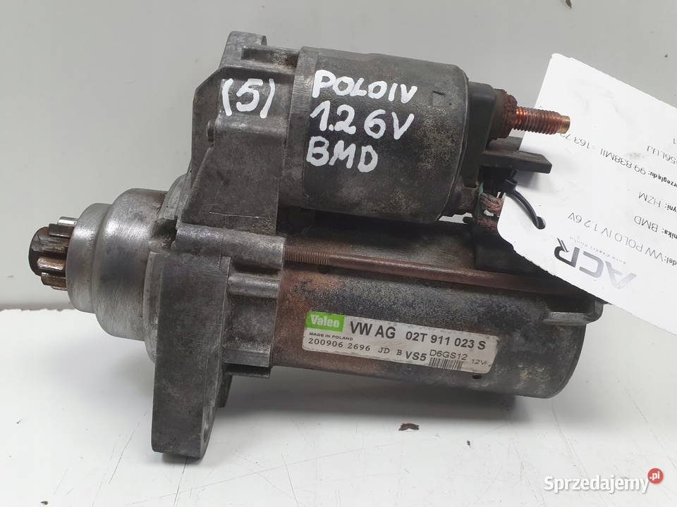 ROZRUSZNIK VW Polo IV 12 6V ROZRUSZNIK valeo Rudka