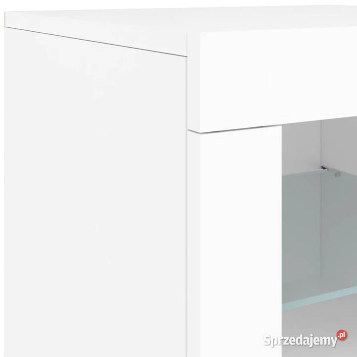 Szafka z oświetleniem LED biała 162x37x67 Warszawa sprzedam