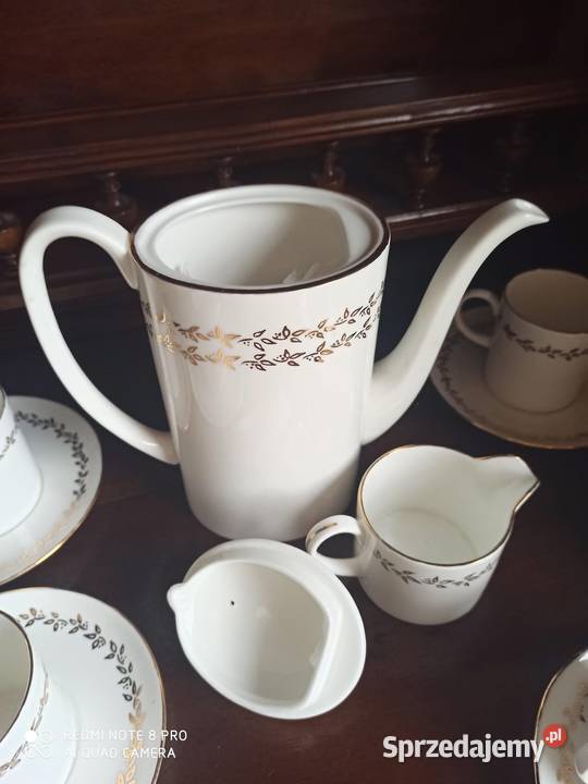 Serwis kawowy Dzbanek mlecznik i 5 Filiżanek Gdańsk
