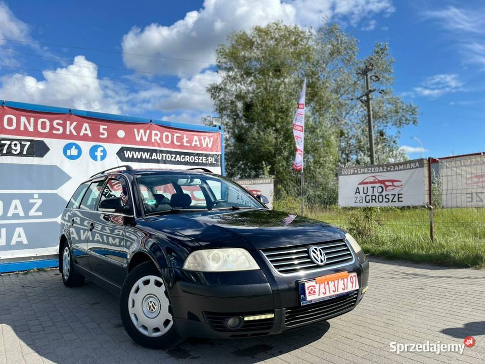 Volkswagen Passat 20 Diesel 2004 Klima HAK Wrocław sprzedam