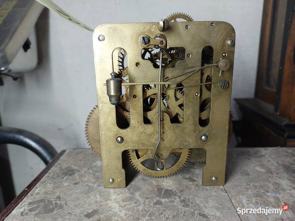 705 Mechanizm starego zegara ściennego HAU Tczew