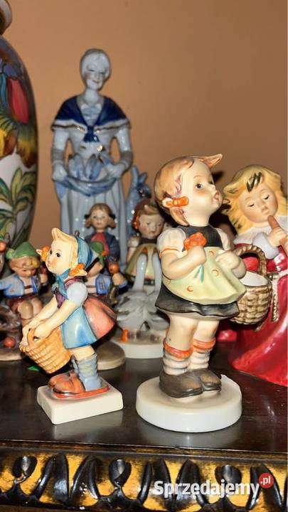 Dziewczynka duża z koszyczkiem Figurka Goebel Gdańsk