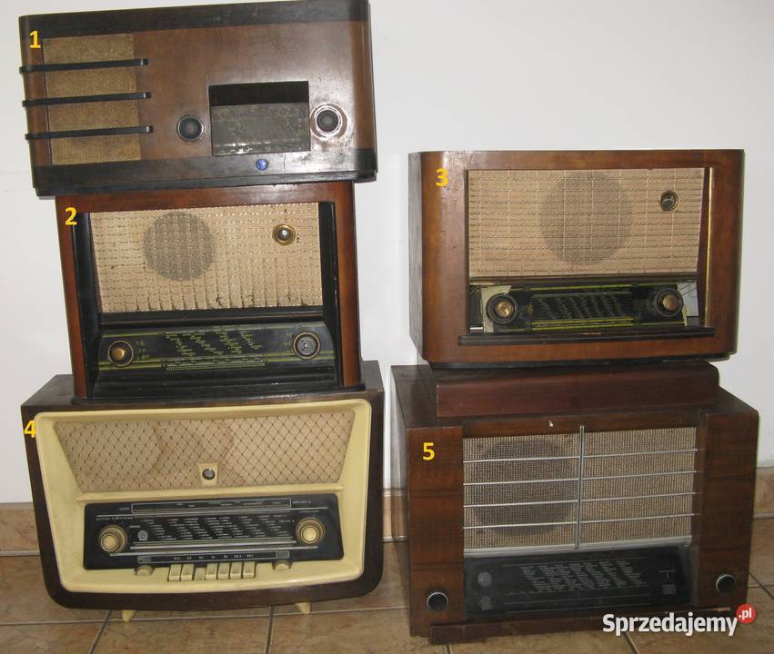 Stare radio lampowe Kosmos K87 Saba Tatry inne