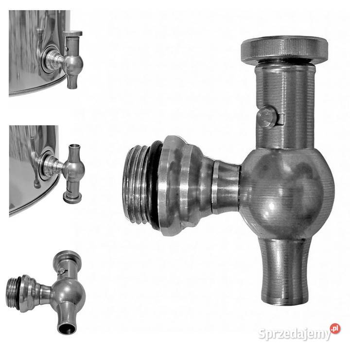 Zawór kran ze stali nierdzewnej do bańki beczki śląskie Siemianowice Śląskie sprzedam