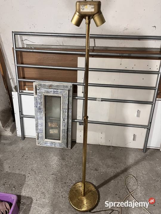 mosiężna lampa podłogowa Holtktter Leuchten w Zgorzelec