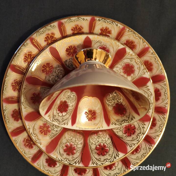 Ekskluzyywn Zestaw Śniadaniowy Bavaria Karmazyn Piła