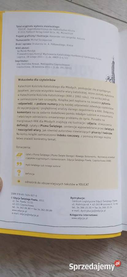 YOUCAT Polski Katechizm Kościoła katolickiego twarda