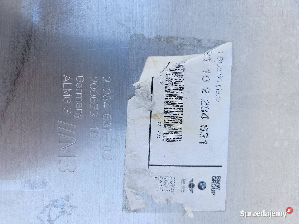 BMW M3 F80 M4 F82 F83 PODŁOGA OSŁONA DOLNA osobowe Międzychód