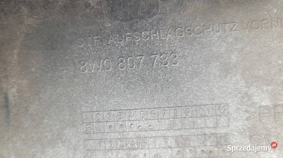 AUDI A4 B9 8W ALLROAD DOKLADKA ZDERZAKA PRZOD śląskie Ruda Śląska