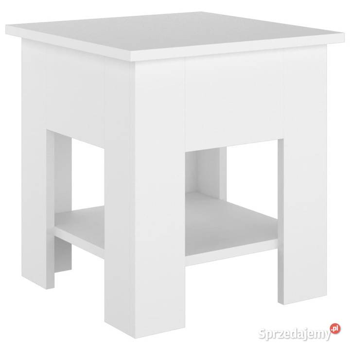Stolik kawowy biały 40x40x42 materiał mazowieckie Warszawa