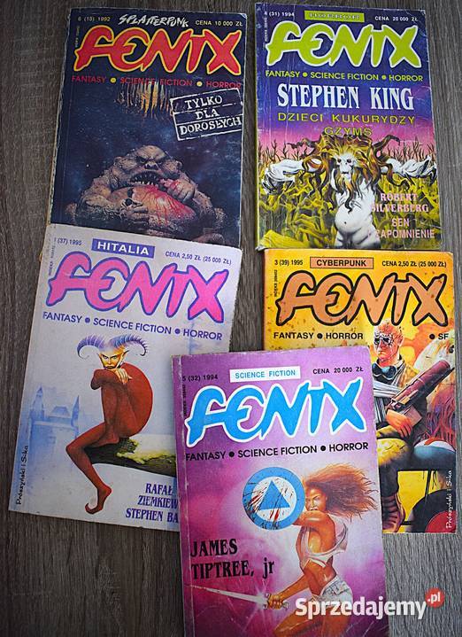 Feniks fantasyscience fictionhorror 7 sztuk w