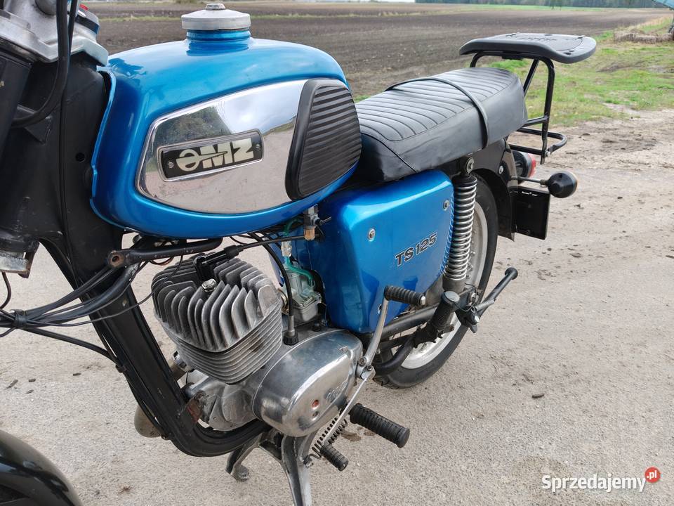 MZ ts 125 1981r z dokumentami do rejestracji wielkopolskie Kalisz sprzedam