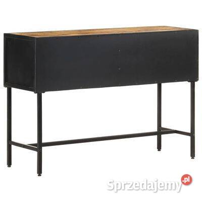 vidaXL Stolik konsola 110x35x75 surowe drewno Warszawa sprzedam