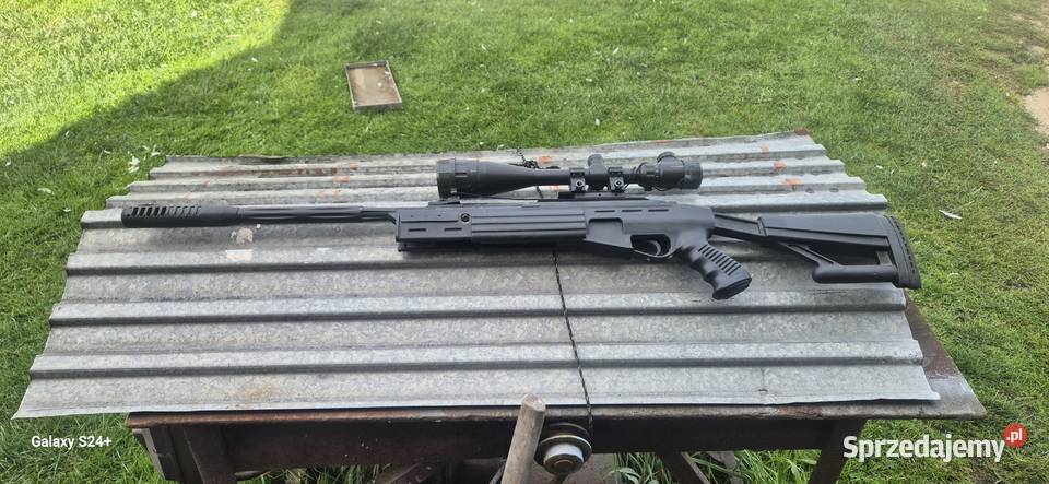 Wiatrówka 45 mm Hatsan AirTact z zamontowaną Piotrków Trybunalski