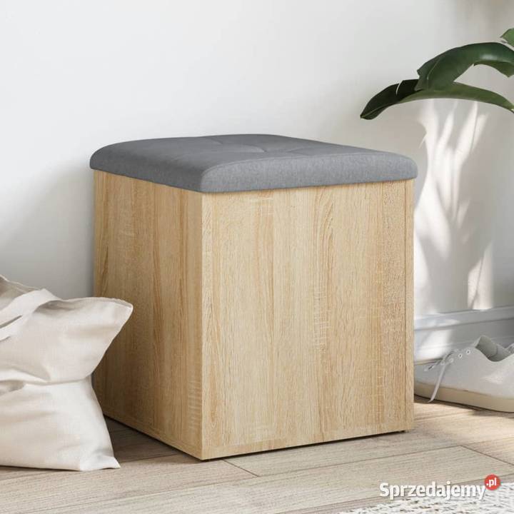 Ławka ze schowkiem dąb sonoma 42x42x45 835035 Warszawa