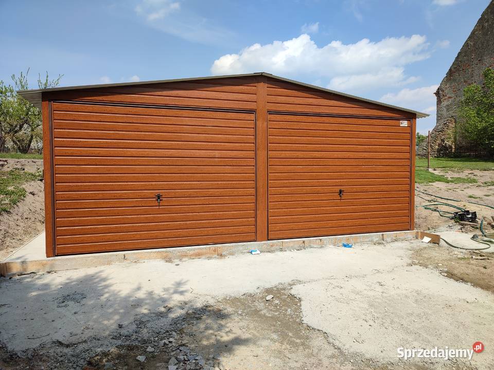 Garaż Blaszany Grafitowy Duży MAŁA HALA Wiata pomorskie