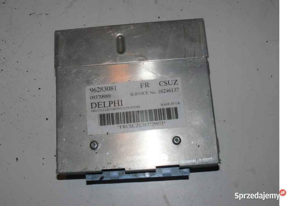 STEROWNIK SILNIKA DAEWOO LANOS 96283081 numer Sterowniki