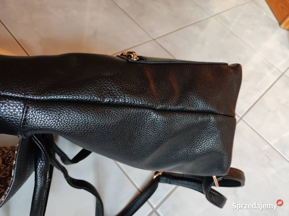 torba plecak shopper duża skórkowa złote ozdoby Torby i torebki świętokrzyskie Kielce