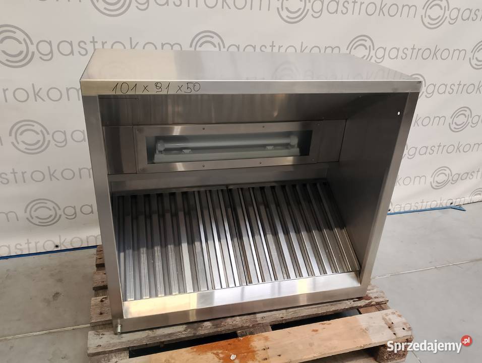 Okap przyścienny skrzyniowy Komat 101x91x50 z Wrocław