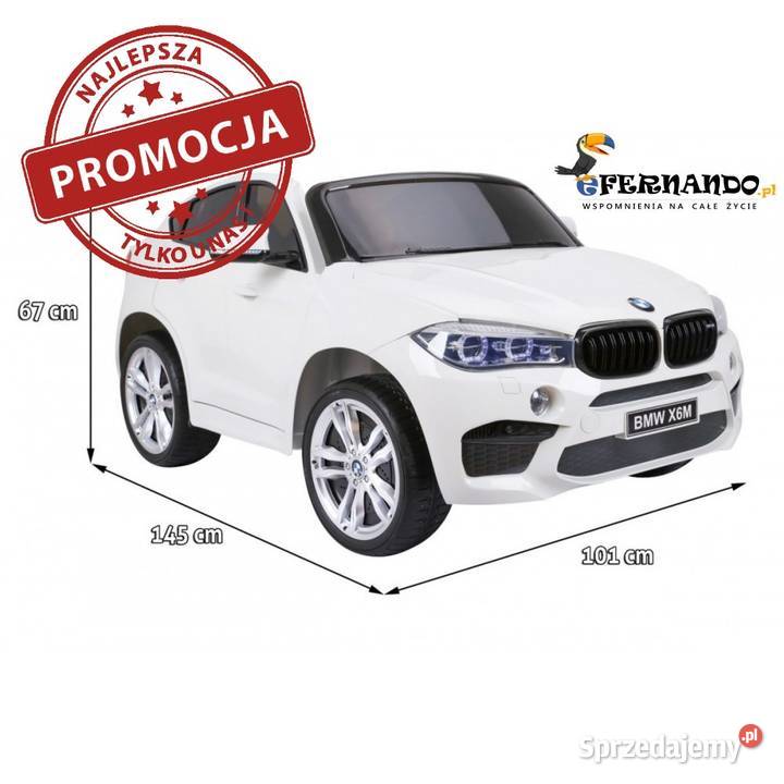 BAWIBUS Auto samochód na akumulator BMW X6 3 lata+ Myszków