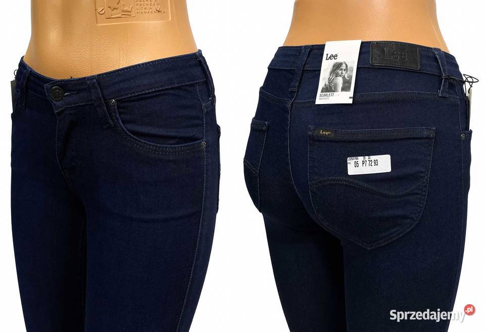Spodnie damskie Lee Scarlett Skinny Electric Rozmiar 34(XS) Pisz