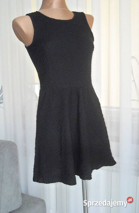 czarna sukienka xs s Lubartów