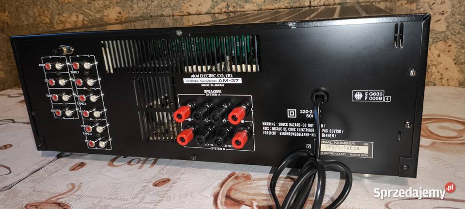Wzmacniacz Akai AM37 super stan Wzmacniacze i pokrewne Dąbrowa Górnicza