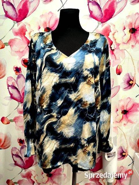 vrs woman bluzka modny ciekawy wzór melanż nowa Rozmiar 42(XL) Moda i Styl Choszczno