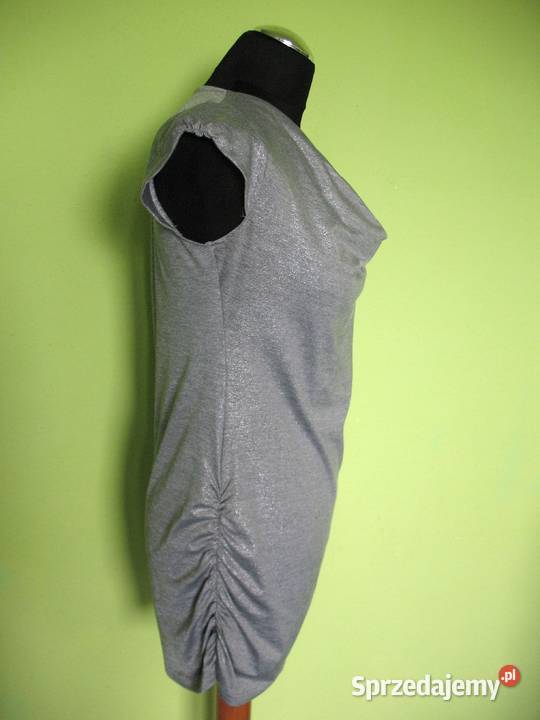 Bluzka srebrna 42 XL biust 100 Strefa mazowieckie Siedlce