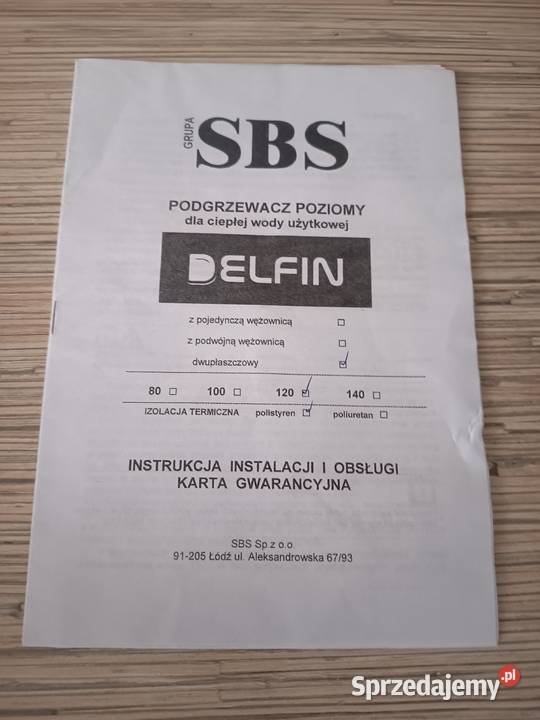 Sprzedam Bojler wymiennik ciepłej wody Mykanów sprzedam
