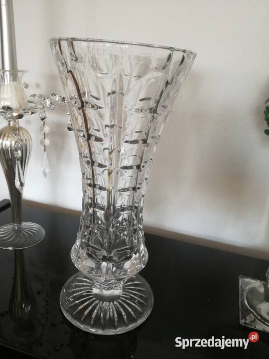 Wyjątkowy stary duży wazon Szkło kryształowe Jastrzębie-Zdrój