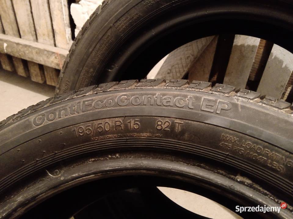 2 Opona Continental ContiEcoContactEP 19550 R15 Zduńska Wola sprzedam