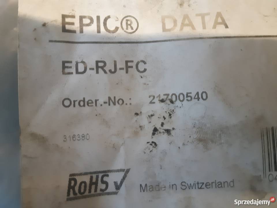 Złącze wtykowe złącze RJ45 EPIC DATA EDRJFC Koronowo