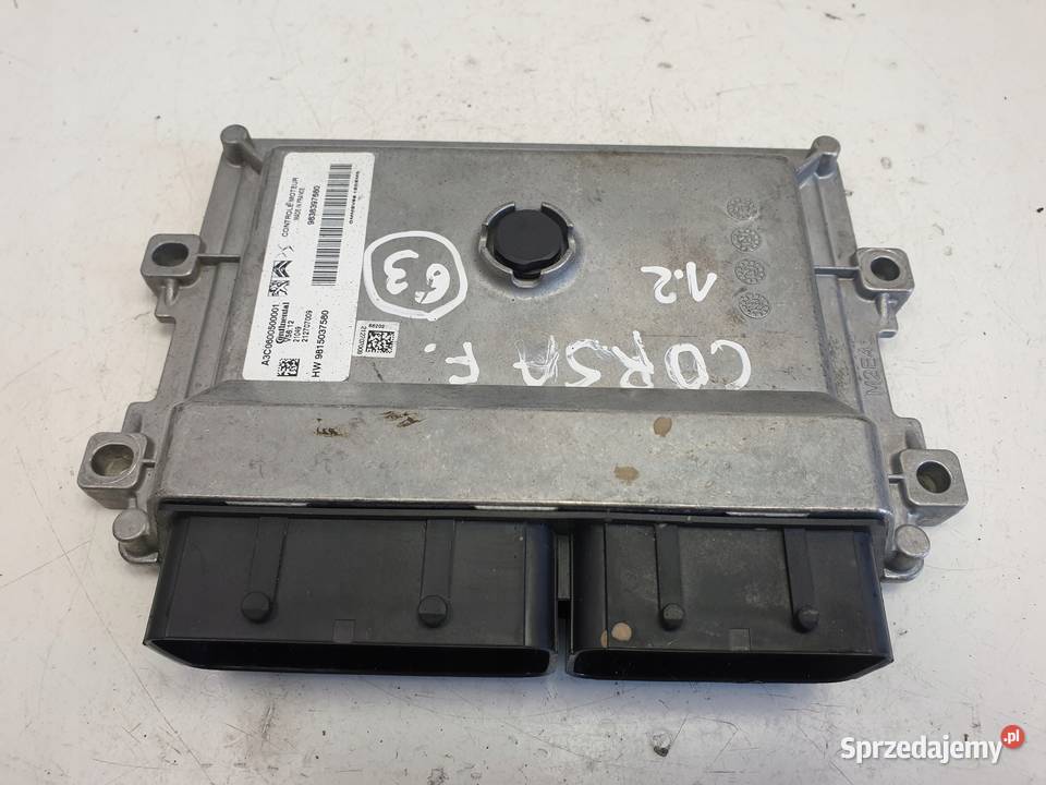Opel Corsa F 12 12 V STEROWNIK SILNIKA Komputer Motoryzacja Chełm sprzedam