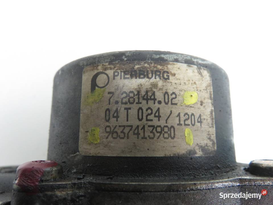 POMPA VACUM PEUGEOT 206 14 HDi 8V 9637413980 Pompy podciśnieniowe