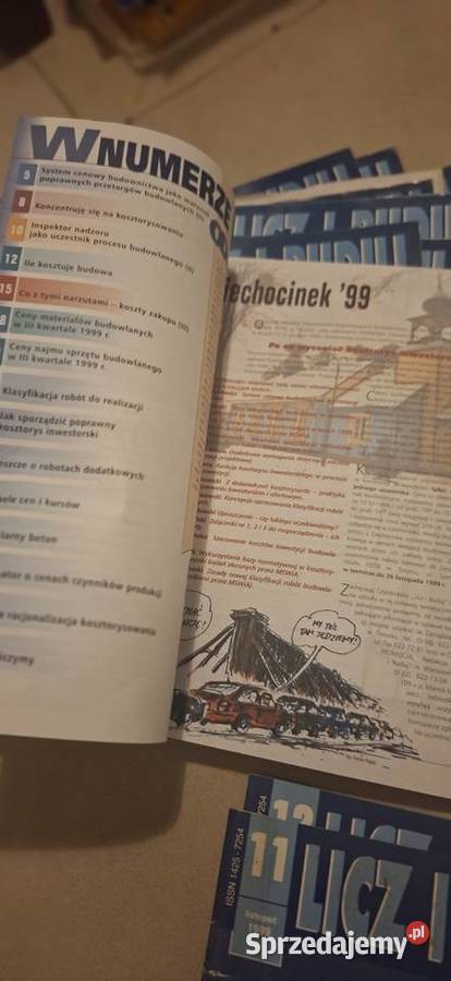 Rocznik Licz i Buduj 1999 komplet 12 numerów Łęczyca