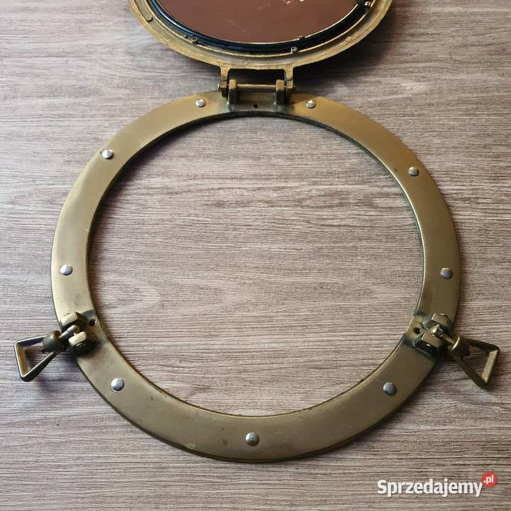 Bulaj lustro okrętowe mosiądz Nowa Sól