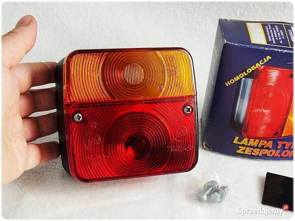 Lampa Tylna Zespolona WESEM Homologacja Nowa w