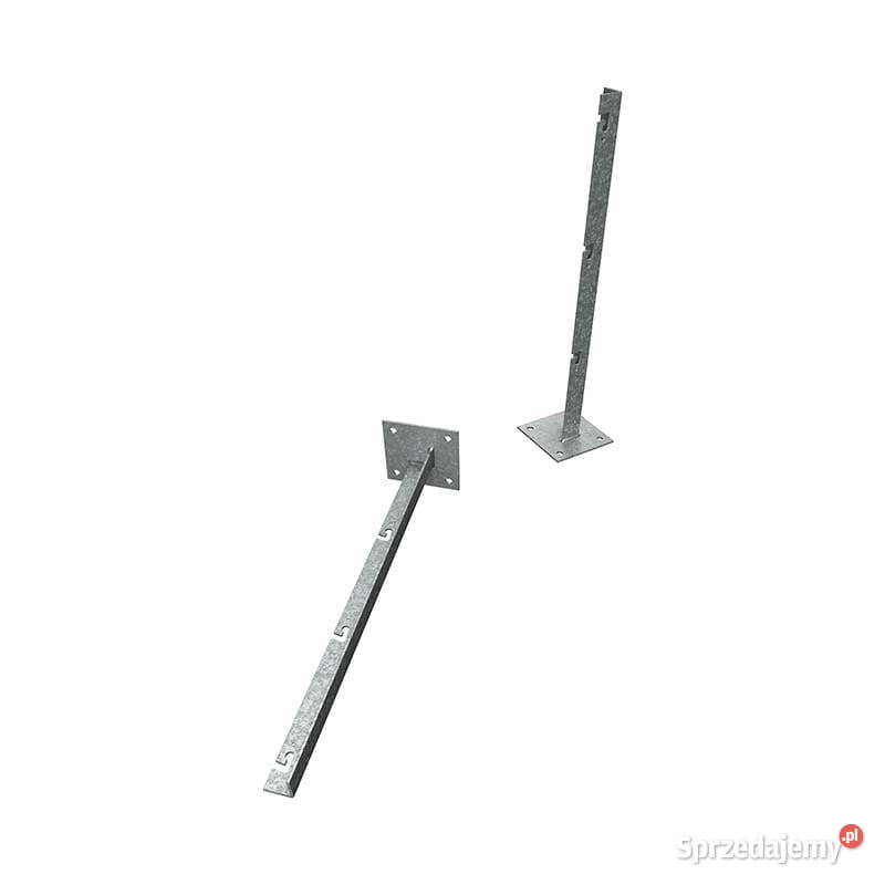 Wysięgnik prosty z płaską stopką 30x30x3 mm Szczecin sprzedam