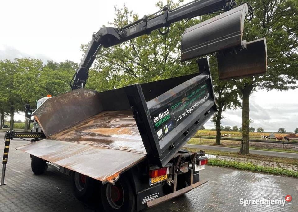 Wywrotka 7x6 z dzwigiem kabina scanis nie