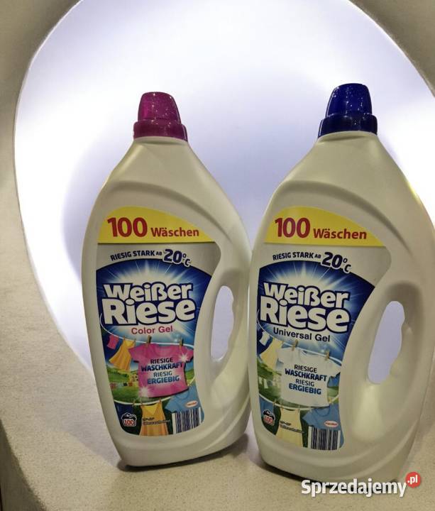 Żele płyny do prania i płukania z Niemiec