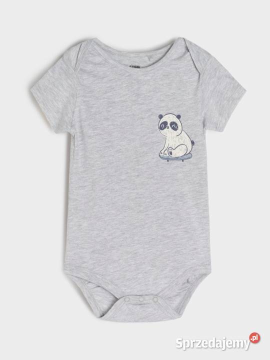 Body niemowlęce 62 Sinsay bawełna pandy panda Szczecin