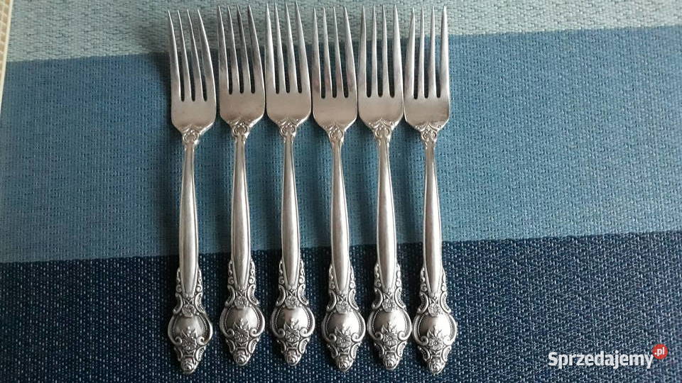Widelce plateryposrebrzane 6Sprzedam łódzkie